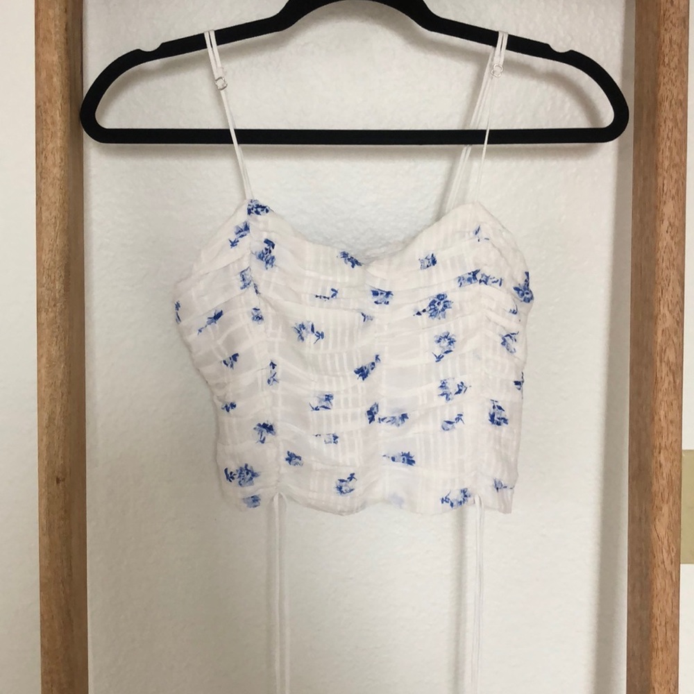 Skylar + Madison cami patterned sinched